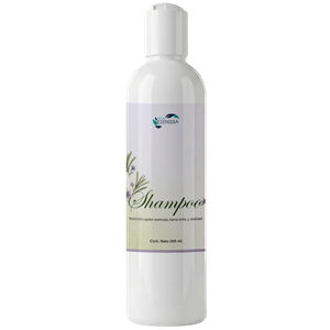 mockup de shampoo
